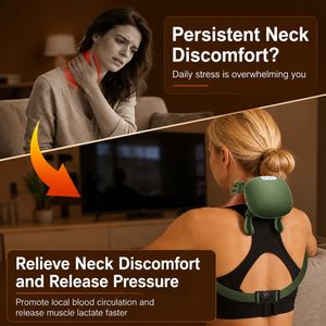 Cordless Neck and Shoulder Massager lifestyle use