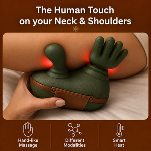Hands-Free Neck Massager visual guide