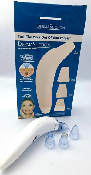 DermaSuction pore cleaner package and heads