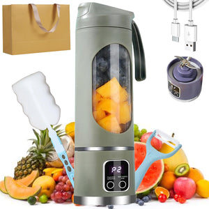 Portable Blender 450ml green with accessories
