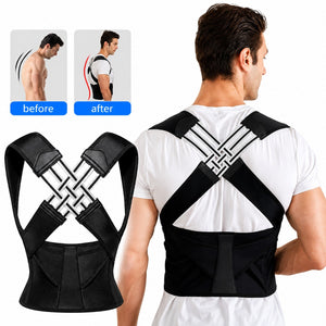 Posture corrector back support for men before and after