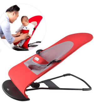 Foldable baby bouncer chair adjustable position view