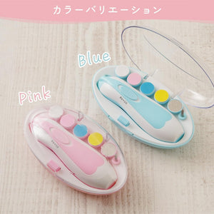 Pink and blue baby nail trimmer sets
