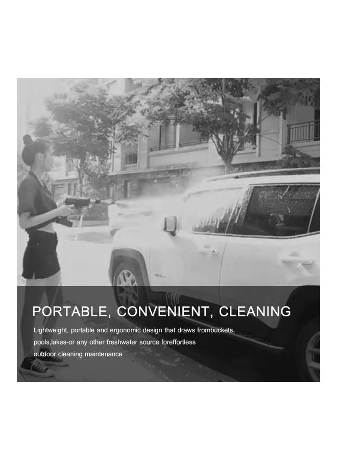 Portable cordless washer for car and outdoor cleaning