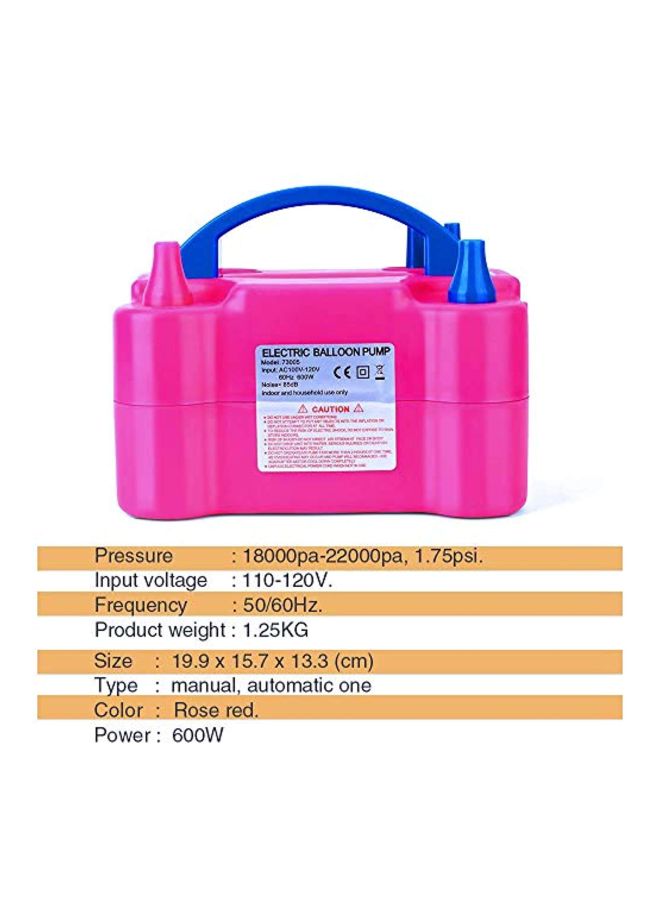 Electric balloon pump alternate product angle