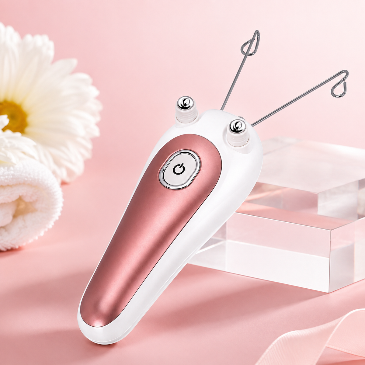 Electric facial threading hair remover studio product image