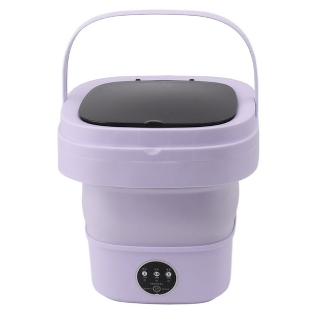 Foldable mini laundry machine lavender purple variant