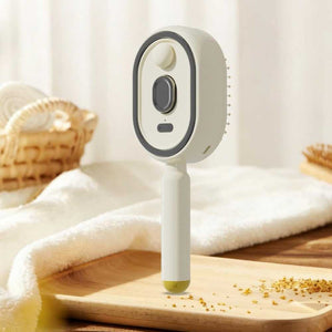 Rechargeable hair mist scalp brush full product view