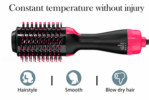 Hot air brush constant temperature styling features