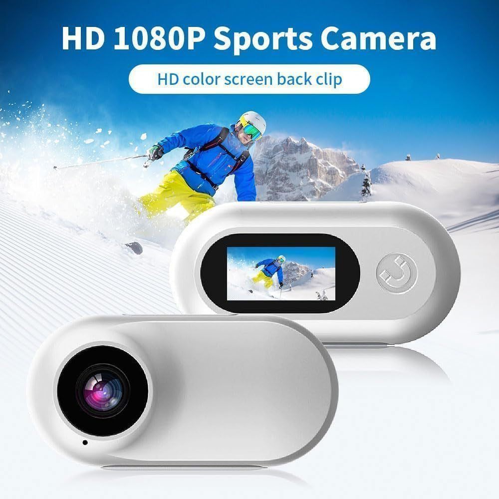 Mini wearable camera for hands-free sports and travel recording