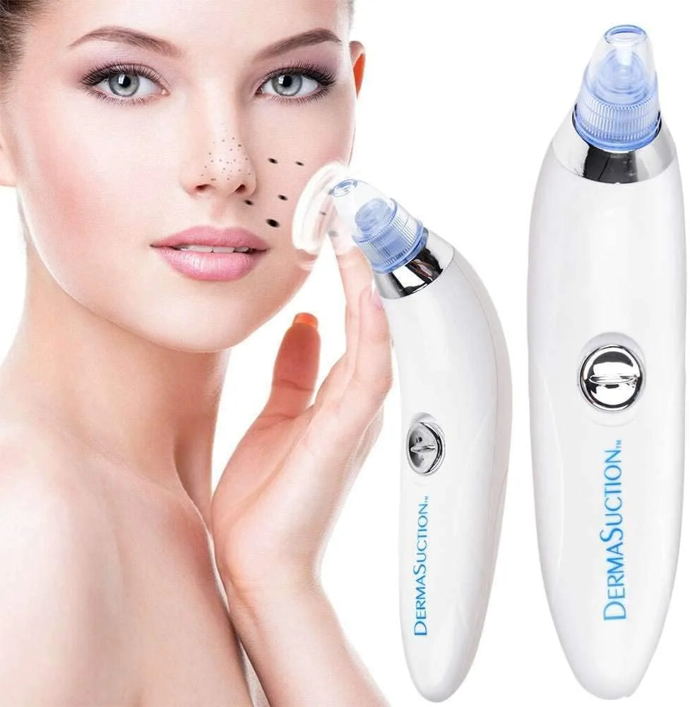 Blackhead remover pore vacuum in use