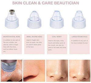 Pore vacuum interchangeable suction heads