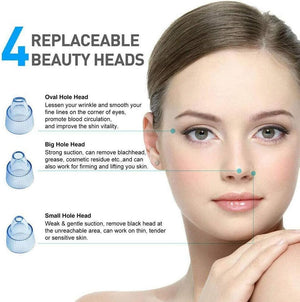 Four replaceable pore vacuum heads