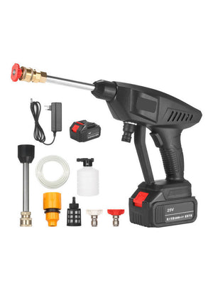25V pressure washer complete kit with hose and nozzles